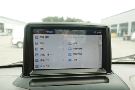 봉고 내비게이션 상단 매립 만도 kf700 내비게이션 아틀란맵 악동모터스 / 순천, 여수, 광양