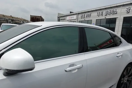 볼보 S90 순천 신차패키지 세인트아모 스퍼터 하이패스 유리막 코팅  LX5000 / 순천, 여수, 광양
