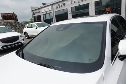 볼보 S90 순천 신차패키지 세인트아모 스퍼터 하이패스 유리막 코팅  LX5000 / 순천, 여수, 광양