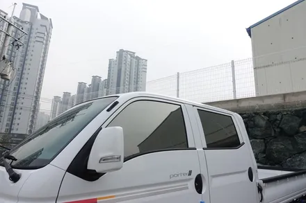 순천 악동모터스))포터 글라스틴트 선셋 아이나비M500 네비게이션 장착  블랙박스 유라이브 알바트로스 6 / 순천, 여수, 광양