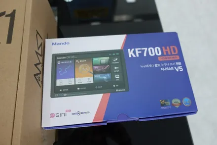 봉고 내비게이션 상단 매립 만도 kf700 내비게이션 아틀란맵 악동모터스 / 순천, 여수, 광양