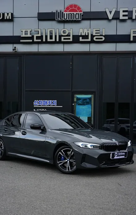 BMW 320i 스카이스크래퍼 그레이 썬팅 추천, 레인보우 I90 시공기 / 순천, 여수, 광양