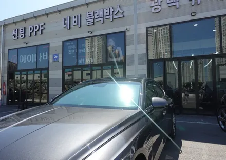 G80 썬팅 재시공)) 순천 루마 썬팅 전문점 악동모터스에서 TNT 로 시공완료 / 순천, 여수, 광양