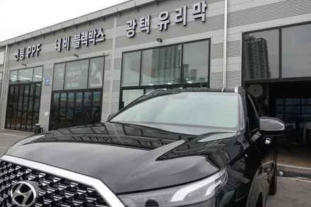 팰리세이드 신차 썬팅 고급스러운 외관 업그레이드 글라스틴트 선셋 / 순천, 여수, 광양