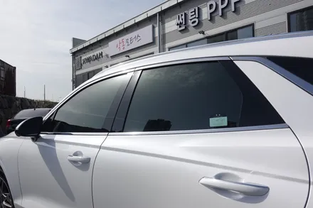 제네시스GV70 가솔린 신차 썬팅 순천 루마썬팅 전문점 악동모터스QXD5000 초전력블랙박스 / 순천, 여수, 광양