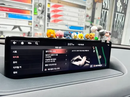 순천 엠비언트 G80 시공 / 에이비클 엠비언트 전면대시보드 & 도어 4EA & 풋등 / 순천, 여수, 광양