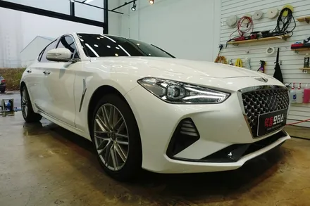 G70 에 어울리는 명품썬팅 글라스틴트 펜더 LX3000블박 장착 / 순천, 여수, 광양