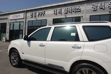 모하비 신차 썬팅 레인보우 V90 패키지 역시 반사필름은 레인보우! / 순천, 여수, 광양