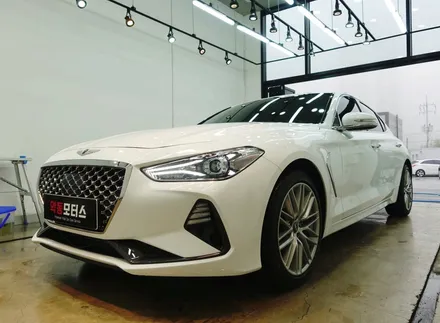 G70 에 어울리는 명품썬팅 글라스틴트 펜더 LX3000블박 장착 / 순천, 여수, 광양