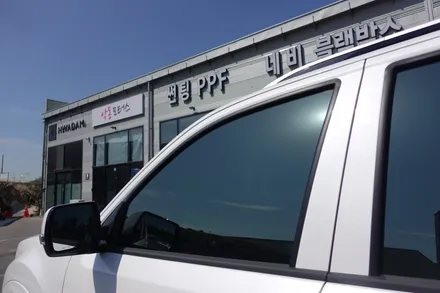 모하비 신차 썬팅 레인보우 V90 패키지 역시 반사필름은 레인보우! / 순천, 여수, 광양