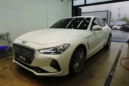 G70 에 어울리는 명품썬팅 글라스틴트 펜더 LX3000블박 장착 / 순천, 여수, 광양