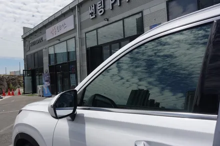 하이퍼 골드 그린 색상 레인보우V90 으로 팰리세이드 업그레이드 / 순천, 여수, 광양
