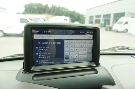 봉고 내비게이션 상단 매립 만도 kf700 내비게이션 아틀란맵 악동모터스 / 순천, 여수, 광양