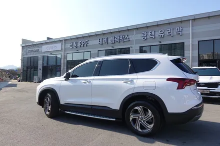 순천 악동모터스)) 더 뉴 싼타페 순정 사이드스텝 장착 실내등 LED 교체 / 순천, 여수, 광양