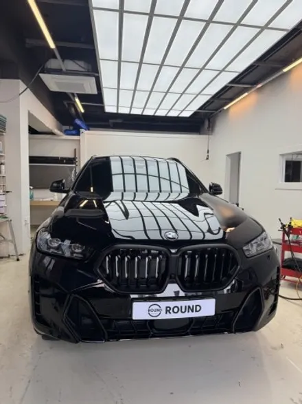 BMW X6 엠블럼 블랙랩핑, 라이트 톤다운PPF / 경기 의정부