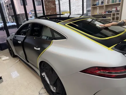 의정부 자동차 랩핑, 벤츠 GT63 메탈릭실버로 색상변경 / 경기 의정부