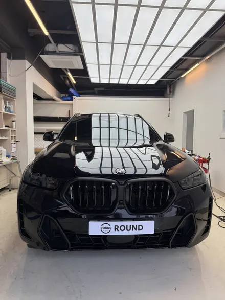 BMW X6 엠블럼 블랙랩핑, 라이트 톤다운PPF / 경기 의정부