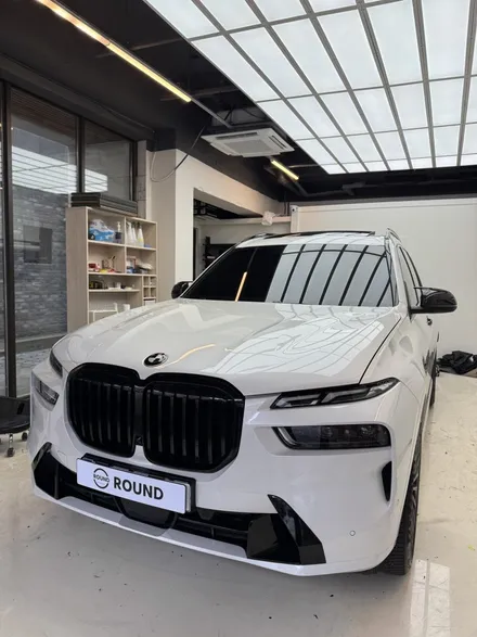 의정부랩핑 bmwX7 그릴, 사이드미러, 도어 핸들까지 전체 크롬죽이기 / 경기 의정부