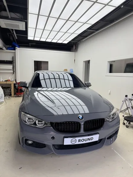 bmw428i 고광택 랩핑 락그레이 컬러로 / 경기 의정부