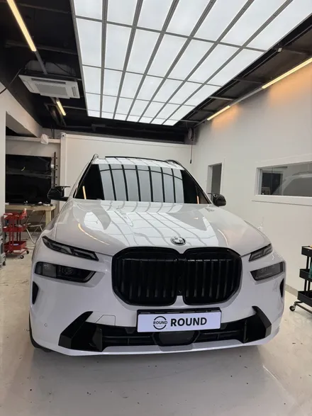 의정부랩핑 bmwX7 그릴, 사이드미러, 도어 핸들까지 전체 크롬죽이기 / 경기 의정부