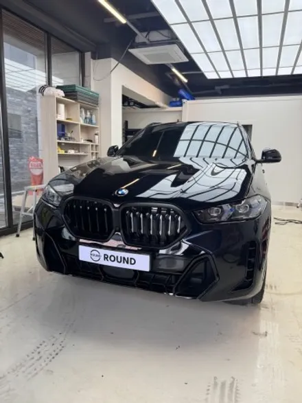BMW X6 엠블럼 블랙랩핑, 라이트 톤다운PPF / 경기 의정부