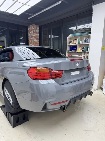 bmw428i 고광택 랩핑 락그레이 컬러로 / 경기 의정부