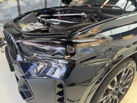 BMW X6 엠블럼 블랙랩핑, 라이트 톤다운PPF / 경기 의정부