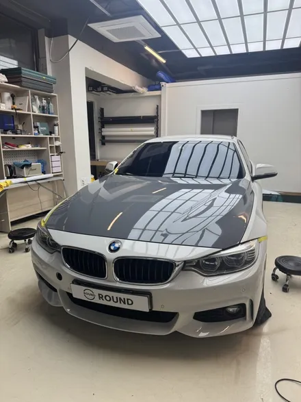 bmw428i 고광택 랩핑 락그레이 컬러로 / 경기 의정부