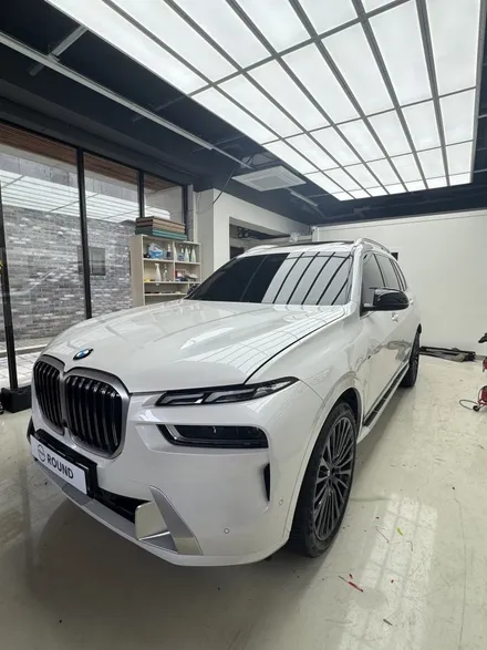 의정부랩핑 bmwX7 그릴, 사이드미러, 도어 핸들까지 전체 크롬죽이기 / 경기 의정부