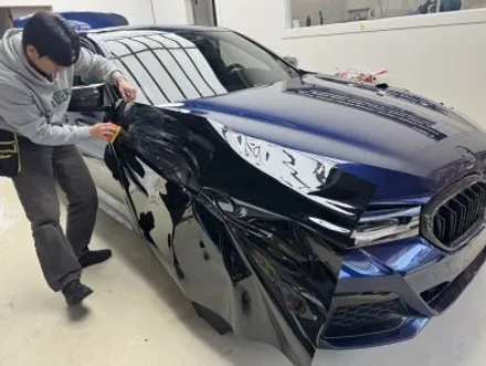 BMW 5시리즈, 의정부 최고의 차량 랩핑 시공 후기 / 경기 의정부