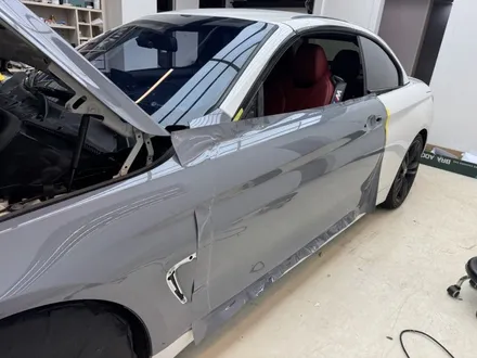 bmw428i 고광택 랩핑 락그레이 컬러로 / 경기 의정부