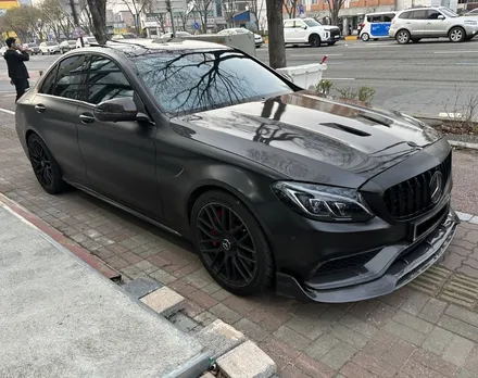 벤츠 W205 C63 amg 순정보다 좋은 LED 퍼포먼스 카본 핸들 커스텀으로 골라봅시다! / 전북 전주, 광주, 김제