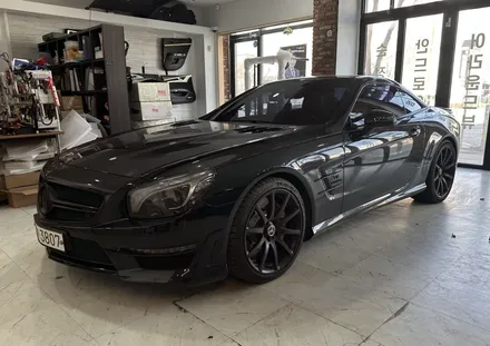 벤츠 SL 63 amg 순정 모니터를 살린 카플레이,안드로이드오토 인스톨 / 전북 전주, 광주, 김제