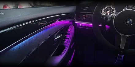 BMW F10 520d 코더스엠비언트 : 비노출 무빙무드등 전주에서 커스텀 인스톨! / 전북 전주, 광주, 김제