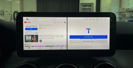 벤츠 gla 안드로이드올인원 10.25 인치 넓은 화면으로 장착 성공 / 전북 전주, 광주, 김제