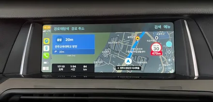 bmw f10 520d 카플레이 안드로이드오토 인디웍 인스톨 / 전북 전주, 광주, 김제