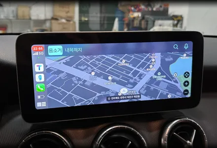 전주 벤츠 CLA W117 인디웍 카플레이 안드로이드오토 순정 그 이상! / 전북 전주, 광주, 김제
