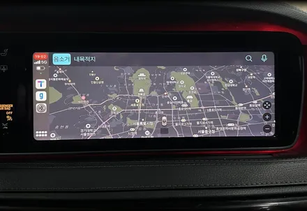 벤츠 W222 S600 인디웍 풀스크린 카플레이 안드로이드오토 한판 시공! / 전북 전주, 광주, 김제