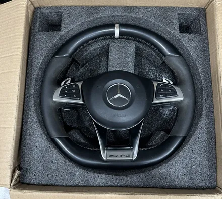 벤츠 W205 C63 amg 순정보다 좋은 LED 퍼포먼스 카본 핸들 커스텀으로 골라봅시다! / 전북 전주, 광주, 김제