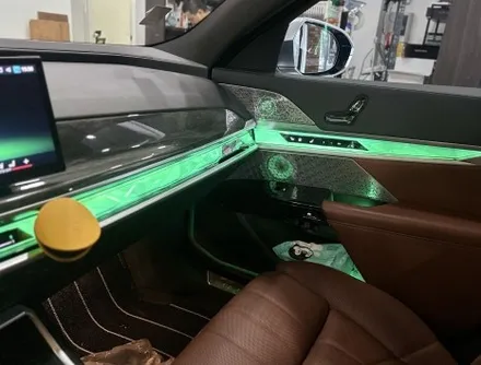 BMW G70 I7 회오리스피커 엠비언트 풀커버 시공은 전주 어디!? / 전북 전주, 광주, 김제