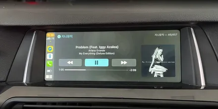 bmw f10 520d 카플레이 안드로이드오토 인디웍 인스톨 / 전북 전주, 광주, 김제