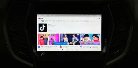 싼타페 dm cc3  티아이즈 9인치 안드로이드올인원 순정 내비 교체 / 전북 전주, 광주, 김제