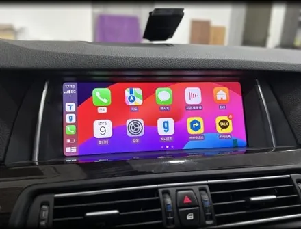 BMW F10 520d 인디웍 카플레이 안드로이드오토 터치 디스플레이 / 옵틱글래스 광각미러 / 전북 전주, 광주, 김제