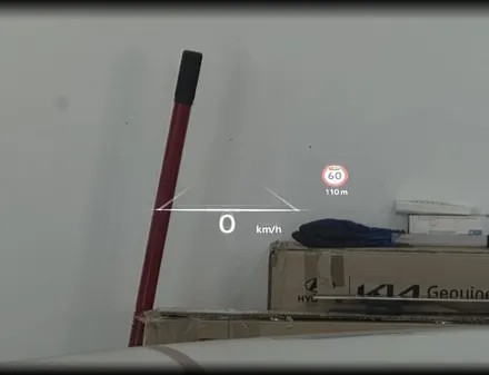 제네시스 GV70 HUD 헤드업디스플레이 순정으로 가야죠 / 전북 전주, 광주, 김제