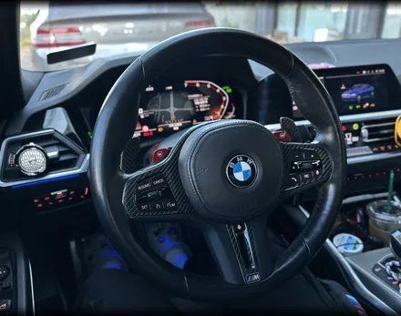 BMW G20 320i M1 M2 카본 스티어링 버튼 장착법 / 전북 전주, 광주, 김제