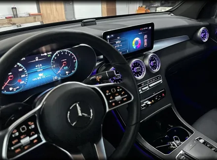 벤츠 X253 GLC 300e - 순정연동 송풍구 엠비언트 64 멀티컬러 / 전북 전주, 광주, 김제