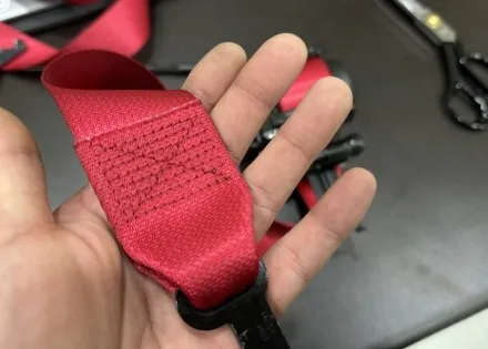 스팅어 레드 컬러 안전벨트 체인지 순정과 에프터의 비교 분석? / 전북 전주, 광주, 김제