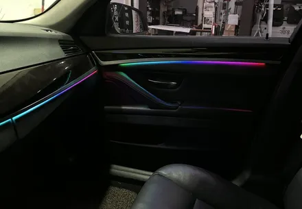 BMW F10 520d 순정같은 비노출 엠비언트 장착 끝! / 전북 전주, 광주, 김제