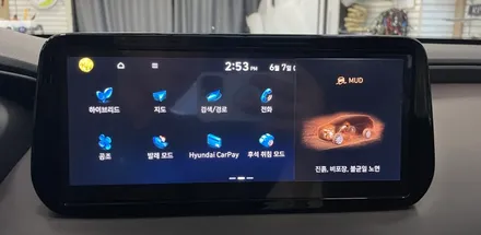 싼타페 TM 터레인 4륜 조그다이얼 + 12.3인치 풀 스크린 클러스터 인스톨 훤하게 봅시다! / 전북 전주, 광주, 김제