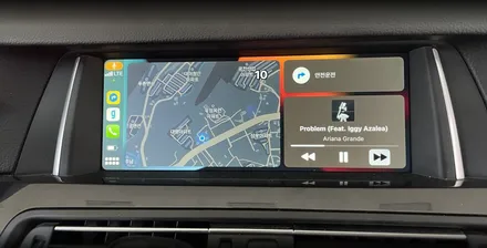 bmw f10 520d 카플레이 안드로이드오토 인디웍 인스톨 / 전북 전주, 광주, 김제